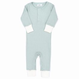 Ali Romper | Sky Blue & Natural