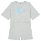 Light Heather Grey Vintage Playsuit