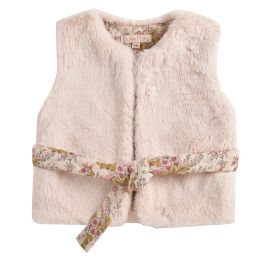Eva Reversible Vest | Cream French Flowers