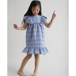 Frida Denim Stripes Dress