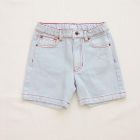 Vintage Denim Shorts | Light Wash W/ Crab