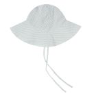 Floppy Hat | Blue Micro Stripe
