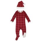 Holiday Footie & Cap Set | Santa Baby