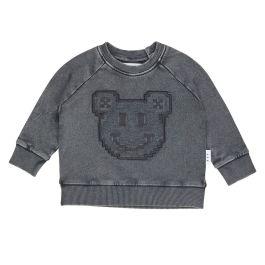 Digi Smile Charcoal Sweatshirt