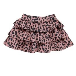 Leopard Frill Skirt