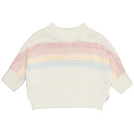 Rainbow Stripe Knit Jumper