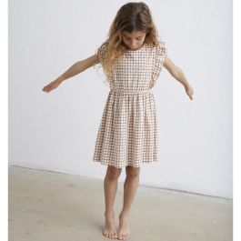 Helga Crepe Check Dress