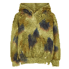 Horst Tie & Dye Hooded Sweater | Dark Olive