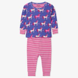 Hearts & Horses Baby Pajama Set