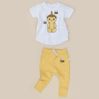 Honey Bear T-Shirt & Honey Bee Drop Crotch Pants