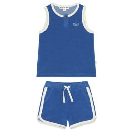 Tank Top & Gym Shorts | Bright Indigo