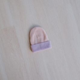 Candy Haze Contrast Knitted Hat