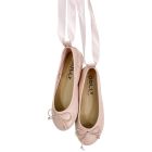 Classic Ballerinas W/ Lace Up Ribbons | Pink