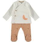 Jacket + Footed Pants | Cosmos Almond