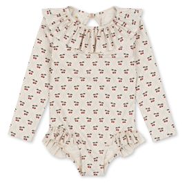 Manuca L/S Swimsuit  | Cherry Motif