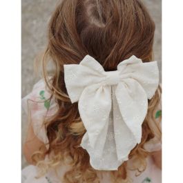 Bowie Scarf Hair Clip | Off White