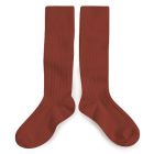 Knee High Socks | Maroon