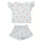 Tulips Crop Tee & Frills Short