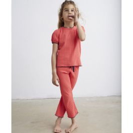 Liv Rib Top & Cleo Rib Bottoms | Pink Ruby