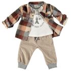 3 Piece Set (T-Shirt, Pants & Overshirt)