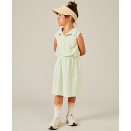Audrey Toweling Polo Dress | Green