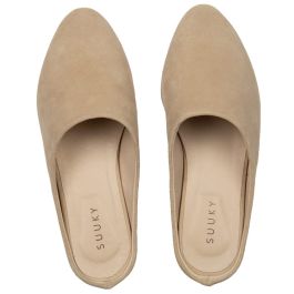 Leather Mules | Beige