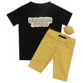 Lemonade Squad Oversized Tee & Biker Shorts Set