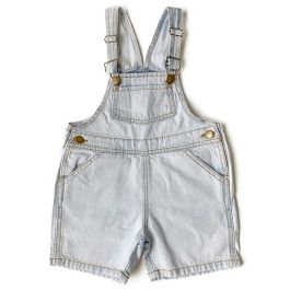 Light Wash Shortalls