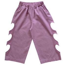 Heart Cut Out Wide Leg Pants | Orchid Haze
