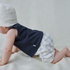 Skye Slub Tank & Logan Plaid Shorts Set