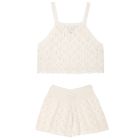 Ines Openwork Top & Shorts