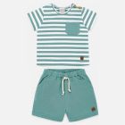 Mist Green Top & Shorts