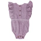 Muslin Ruffle Bodysuit | Amethyst
