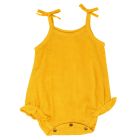 Muslin Tie-Shoulder Bodysuit | Saffron