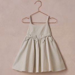 Betsy Dress | Sage Stripe