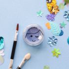 Natural Shimmery Children's Play Makeup Eyeshadow | Blue