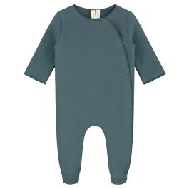 Newborn Suit W/ Snaps | Blue Grey