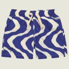 Blue Rippling Swim Shorts