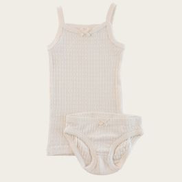 Organic Cotton Underwear Set | Ivory