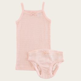 Organic Cotton Underwear Set | Peach