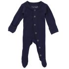 Organic Footie | Navy
