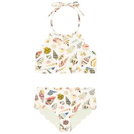 REVERSIBLE Bumby Mott Top & Palm Springs Bottom | Coconut Shell Print/Crystalline