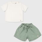 Off-White Elliot T-Shirt & Sage Pablo Shorts