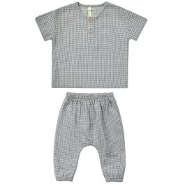 Henry Top & Wonen Pant | Blue Gingham