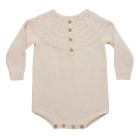 Knit Dalia Romper | Natural