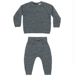 Knit Sweater & Knit Pant | Heathered Indigo