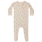 Bamboo Zip Footie | Antique