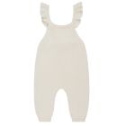 Pointelle Knit Overalls | Ivory