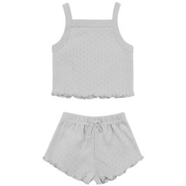 Pointelle Tank + Shortie Set | Cloud