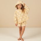 Boxy Pullover & Track Short | Daisy